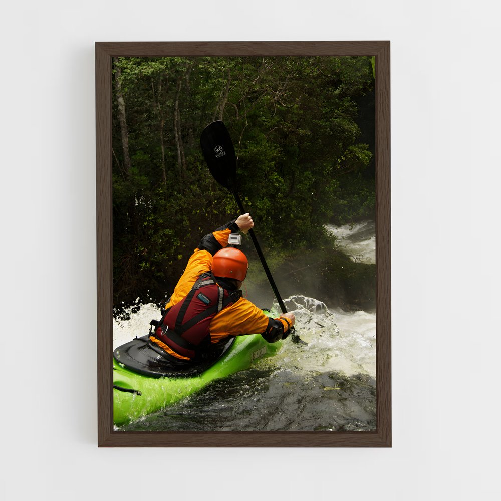 Poster Aventure en Kayak – affiche Canoë-kayak (vue 5)